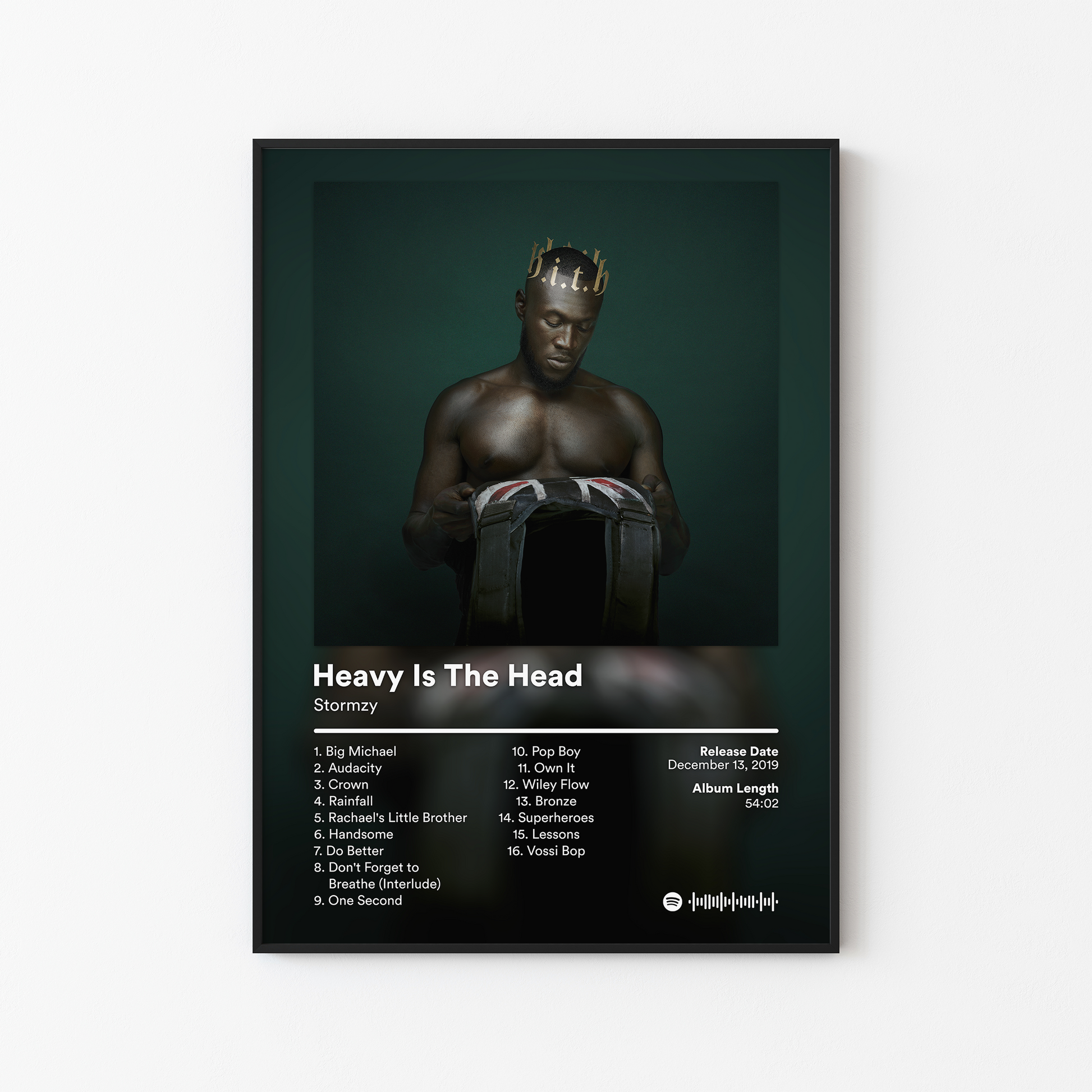 Stormzy Heavy Is The Head Album Poster