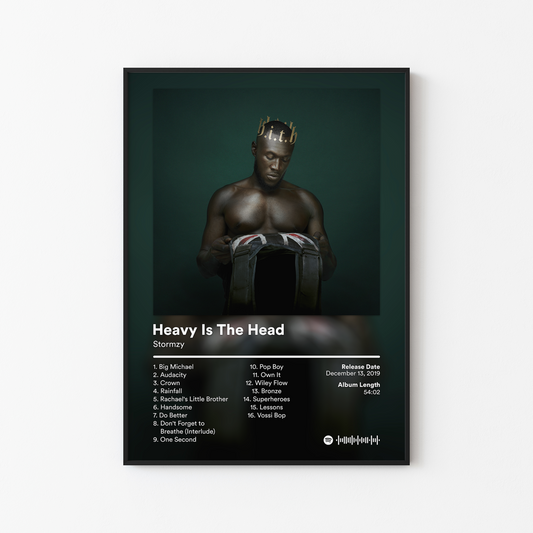 Stormzy Heavy Is The Head Album Poster