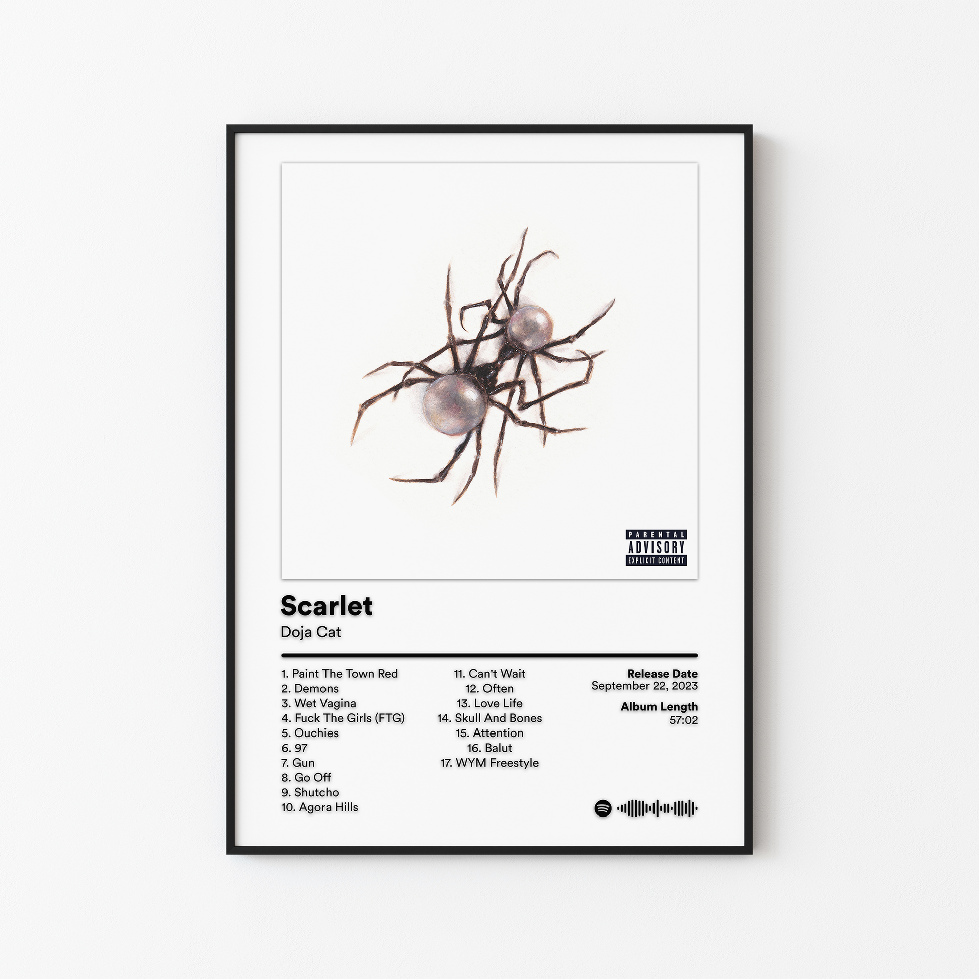 Doja Cat Scarlet Album Poster