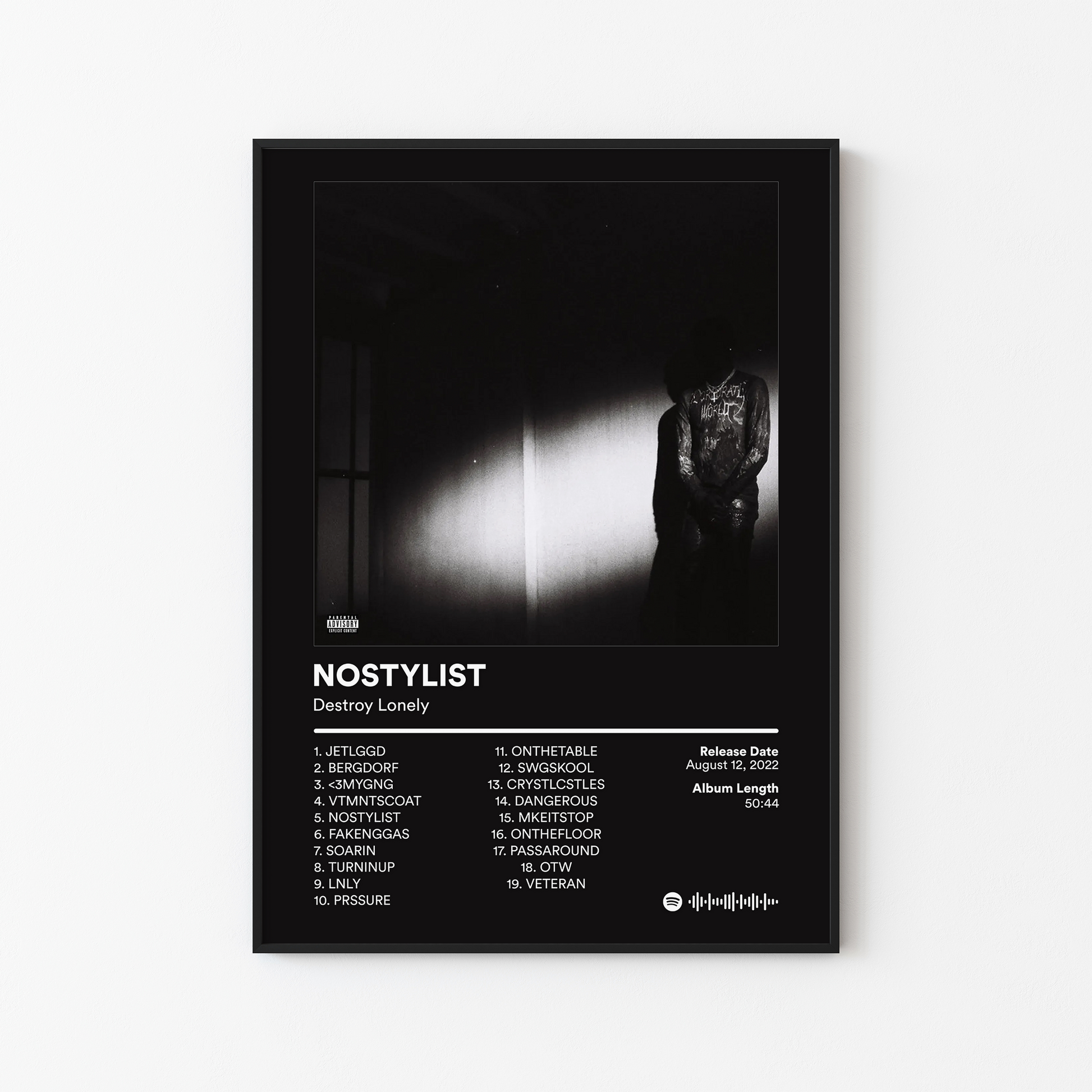 Destroy Lonely NO STYLIST Album Poster