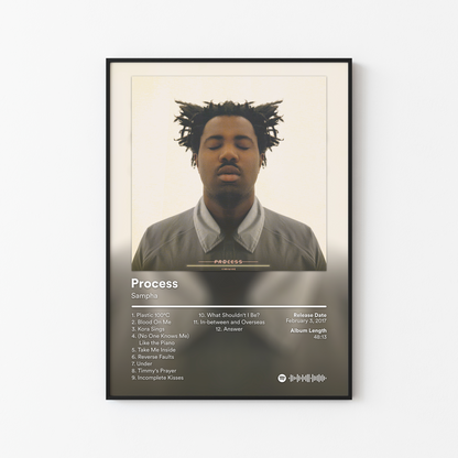 Sampha Process Album Poster