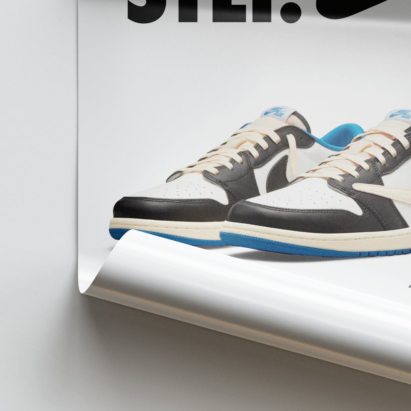 Travis Scott Fragment Sneaker Poster