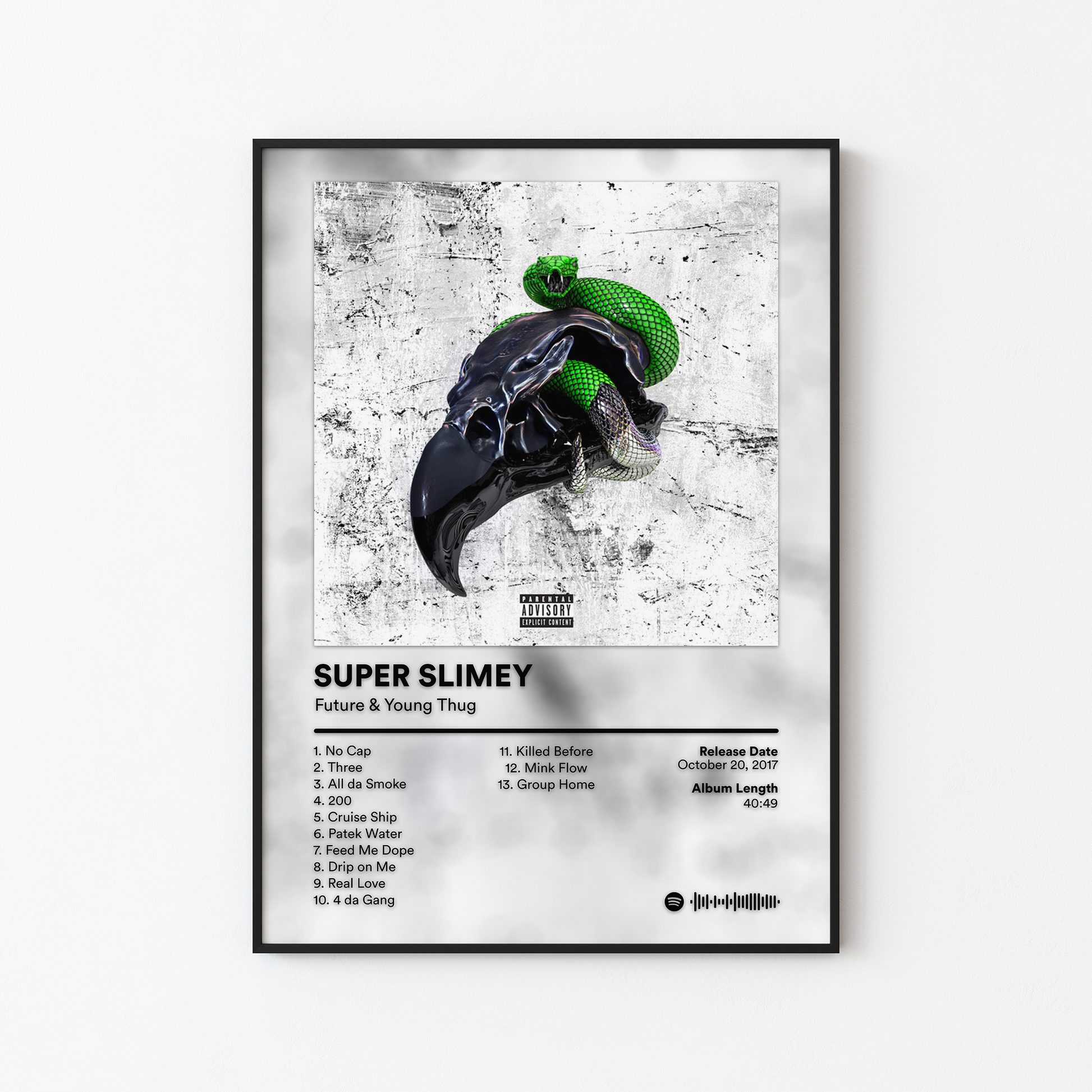 Young Thug SUPER SLIMEY Album Poster