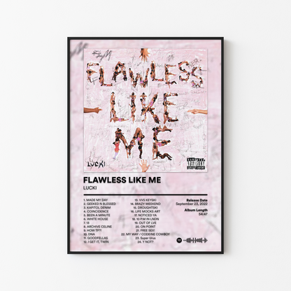 LUCKI FLAWLESS LIKE ME Album Poster