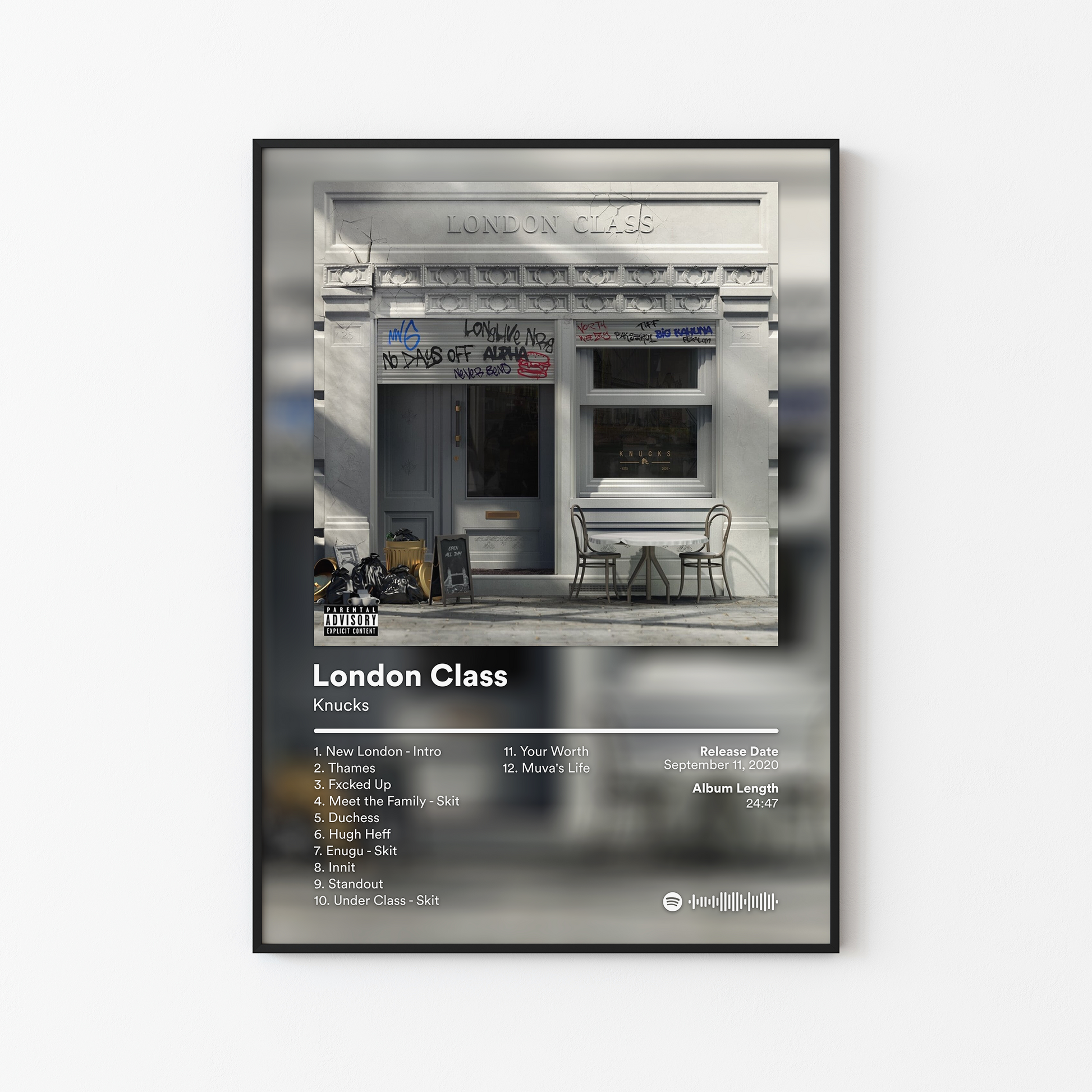 Knucks London Class Album Poster