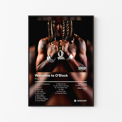 King Von Album Posters