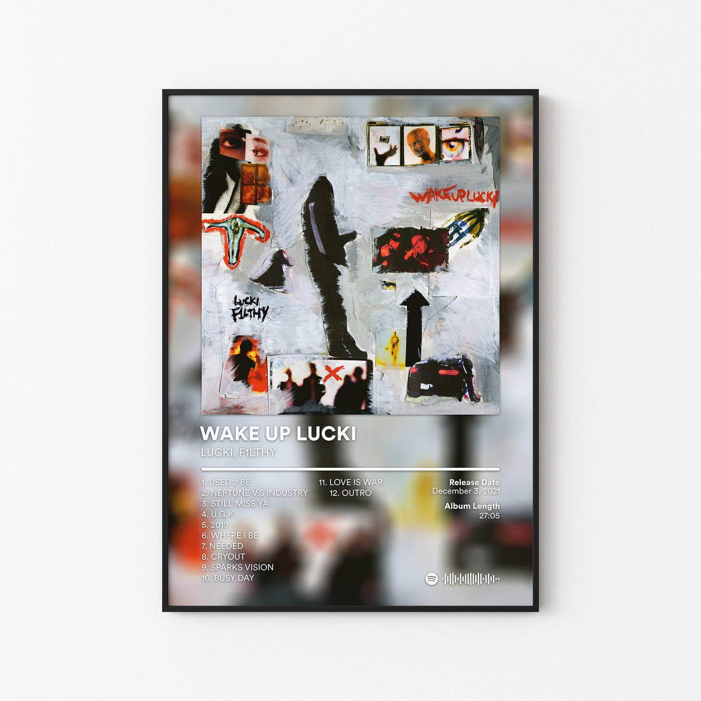LUCKI WAKE UP LUCKI Album Poster