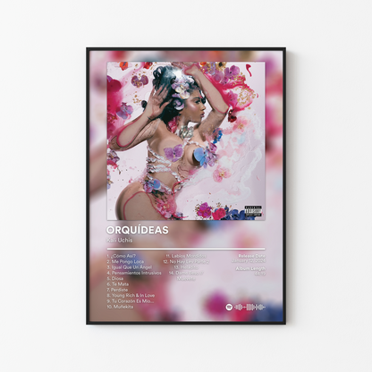 Kali Uchis ORQUIDEAS Album Poster