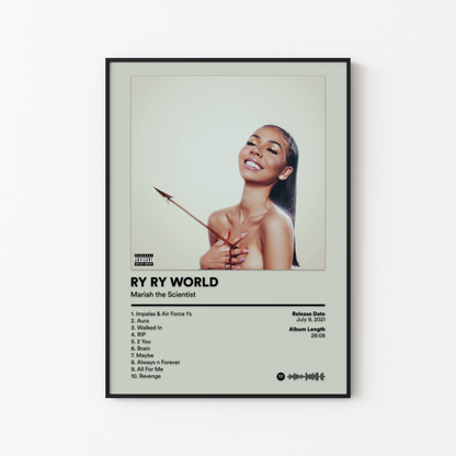 Mariah the Scientist Album Posters