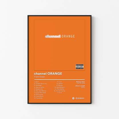 Frank Ocean Album Posters