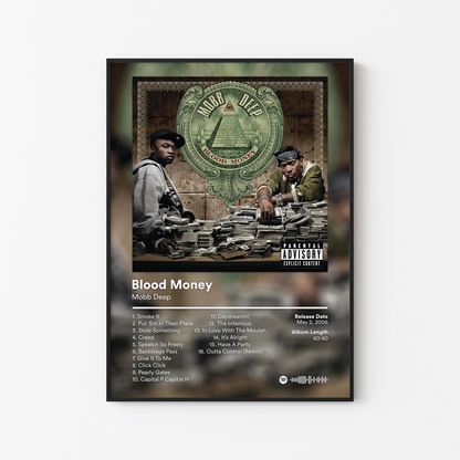 Mobb Deep Blood Money Album Poster