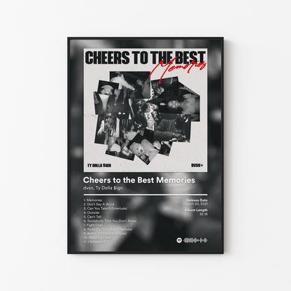 Ty Dolla Sign Cheers to the Best Memories Album Poster