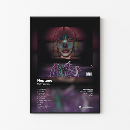 Molly Santana Neptune Album Poster