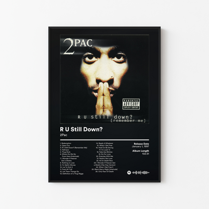 2Pac Album Posters