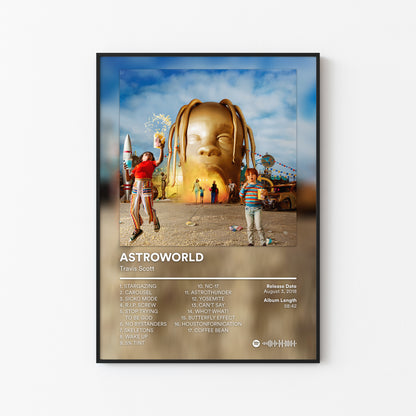 Travis Scott Album Posters
