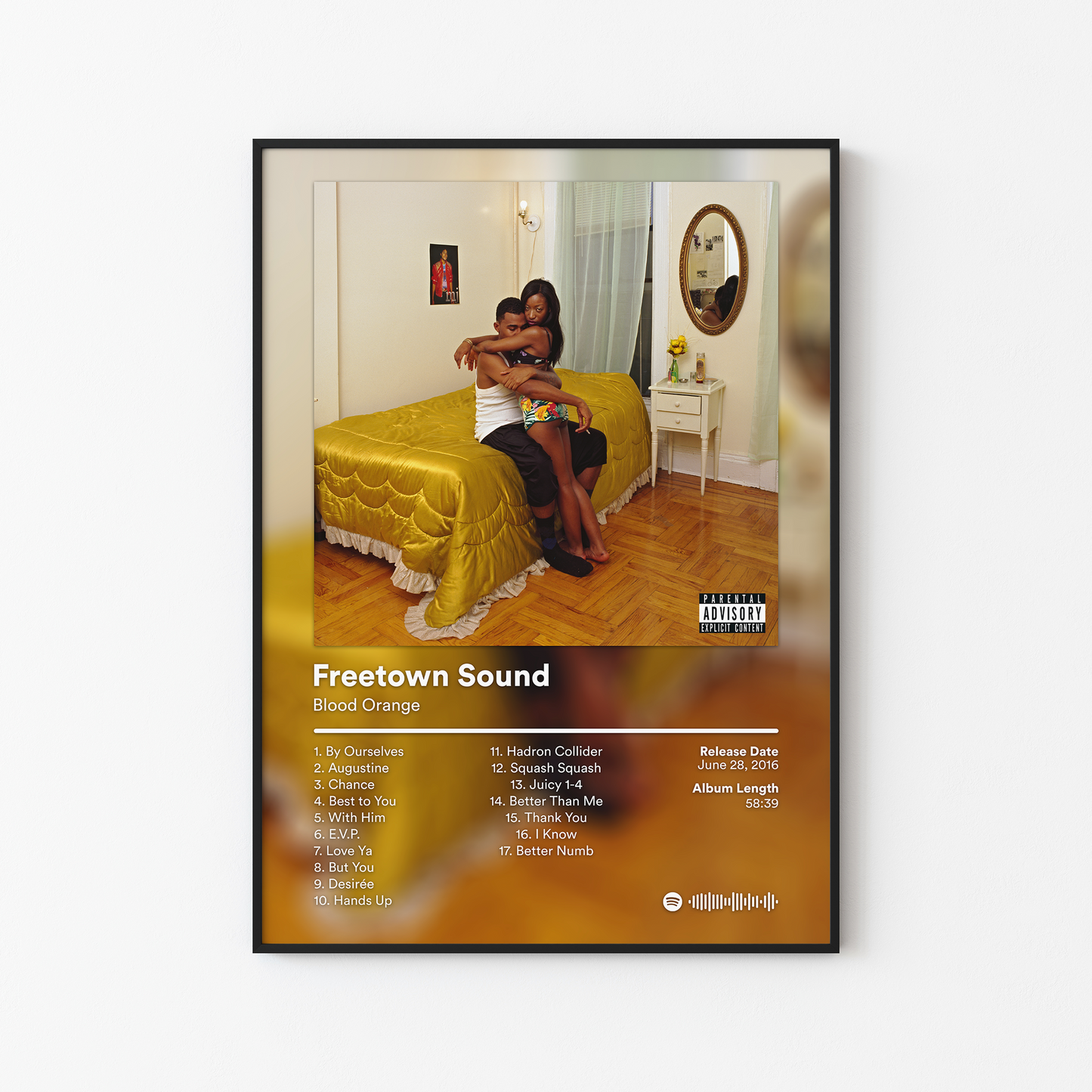 Blood Orange Album Posters