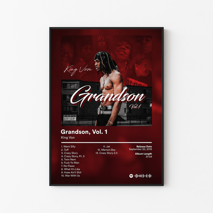 King Von Album Posters