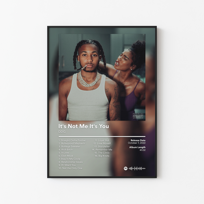 DDG Its Not Me Its You Album Poster