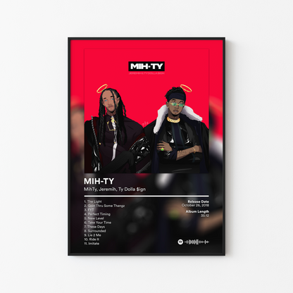 Ty Dolla Sign MIH-TY Album Poster