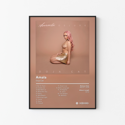 Doja Cat Amala Deluxe Album Poster