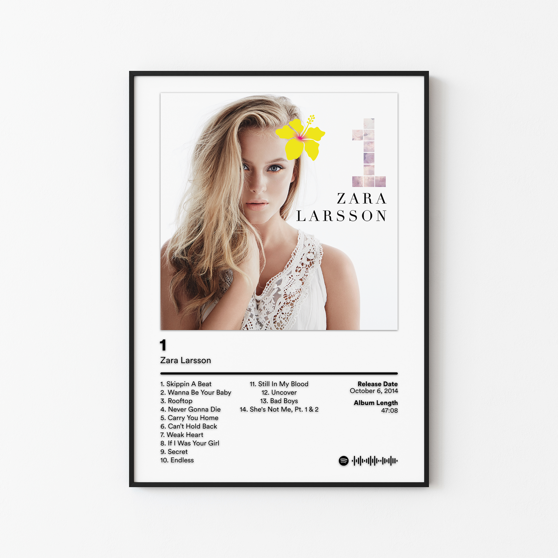 Zara Larsson 1 Album Poster