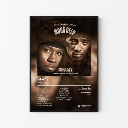 Mobb Deep Infamy Album Poster