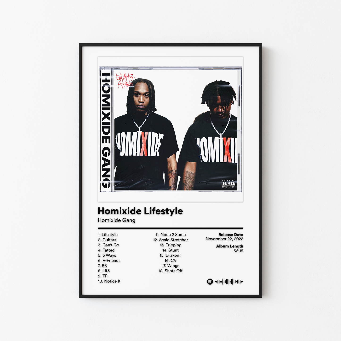 Homixide Gang Album Posters