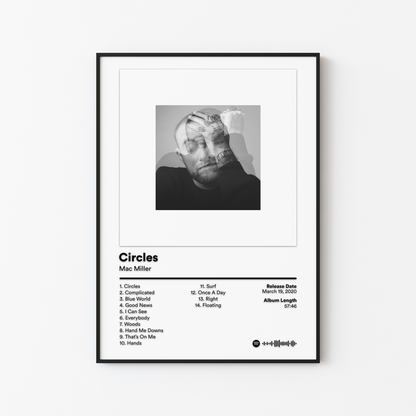 Mac Miller Circles Album Poster