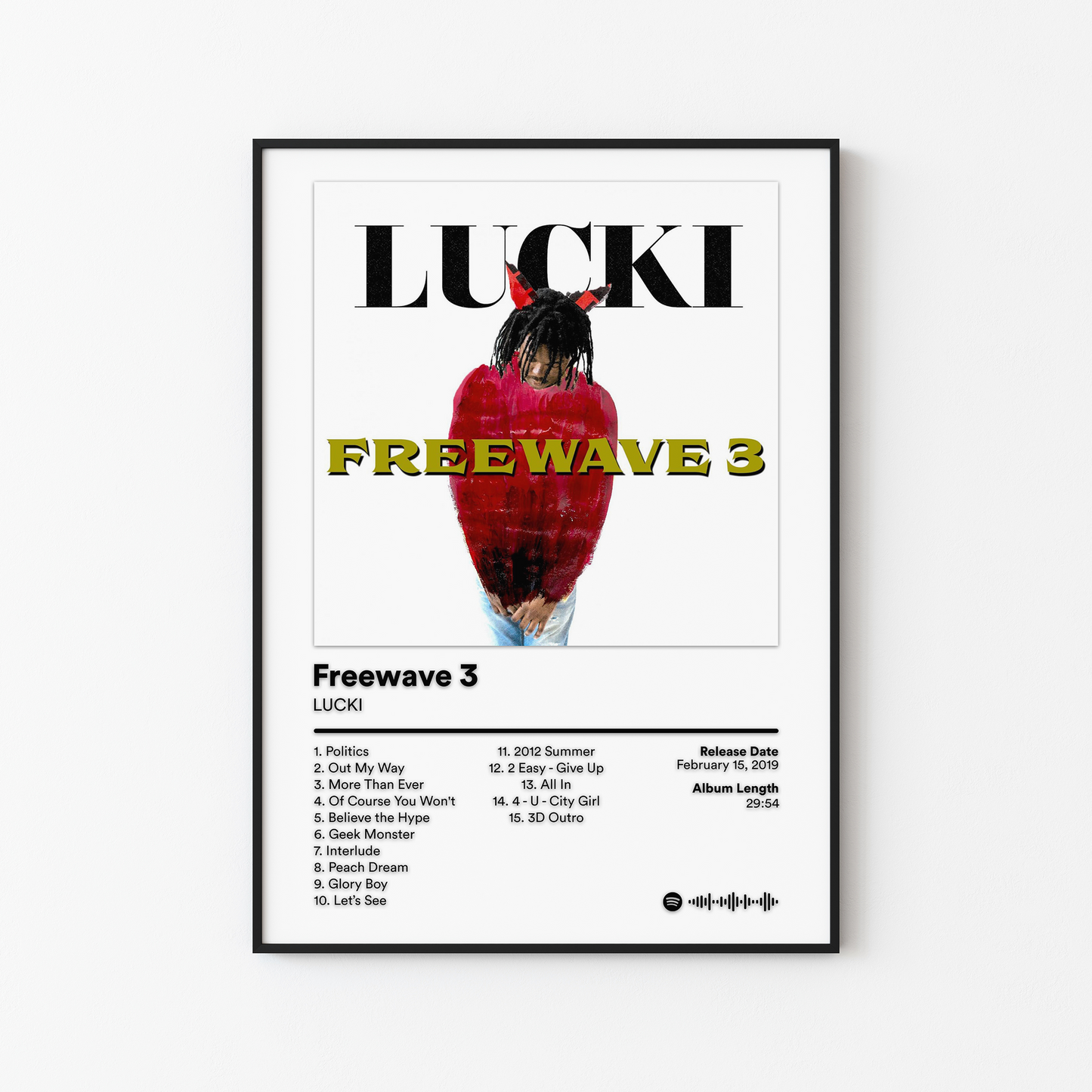 LUCKI Freewave 3 Album Poster