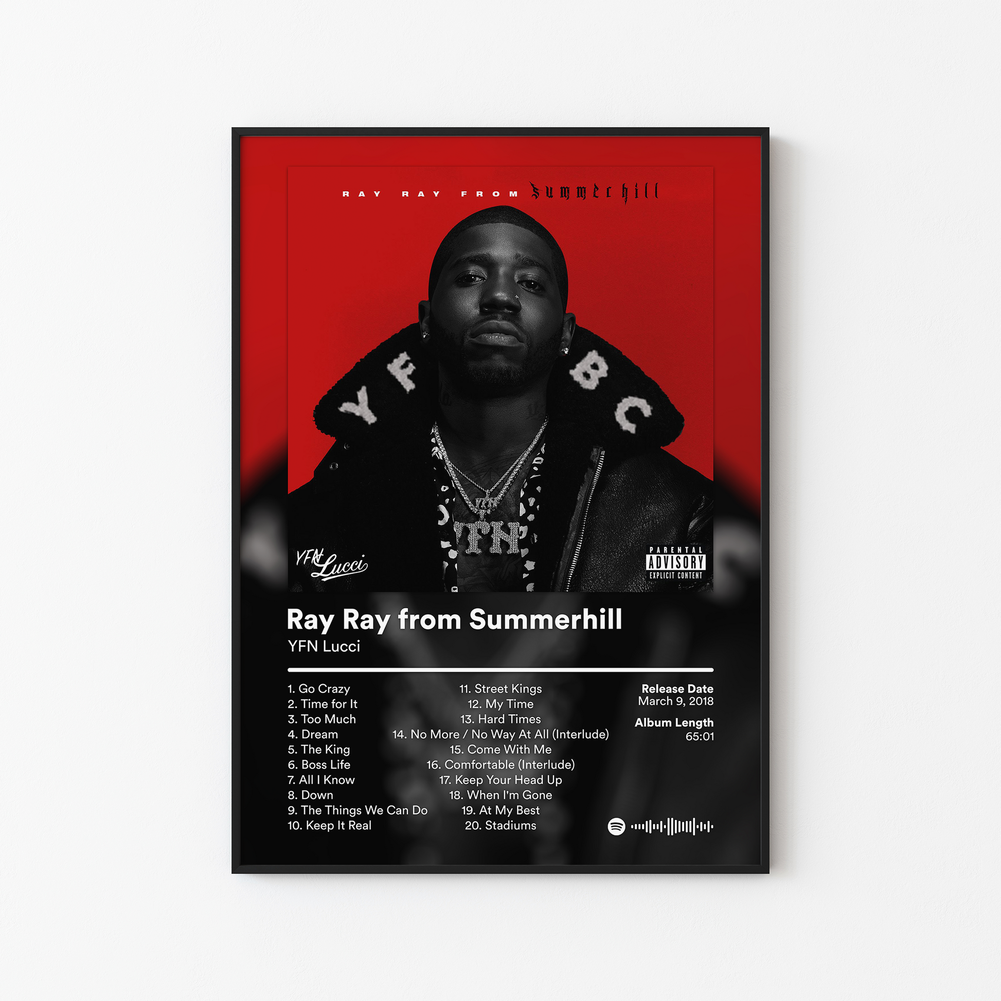 YFN Lucci Ray Ray from Summerhill Album Poster