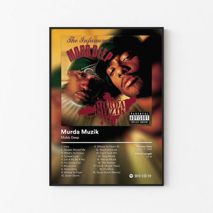 Mobb Deep Murda Muzik Album Poster