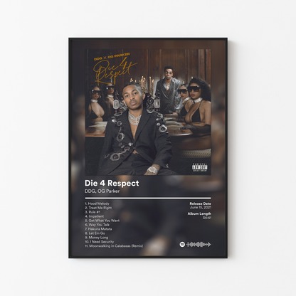 DDG Die 4 Respect Album Poster