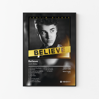 Justin Bieber Album Posters