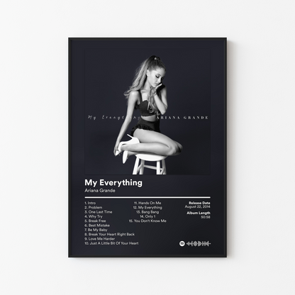 Ariana Grande Album Posters