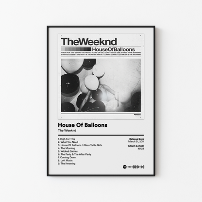 The Weeknd Album Posters