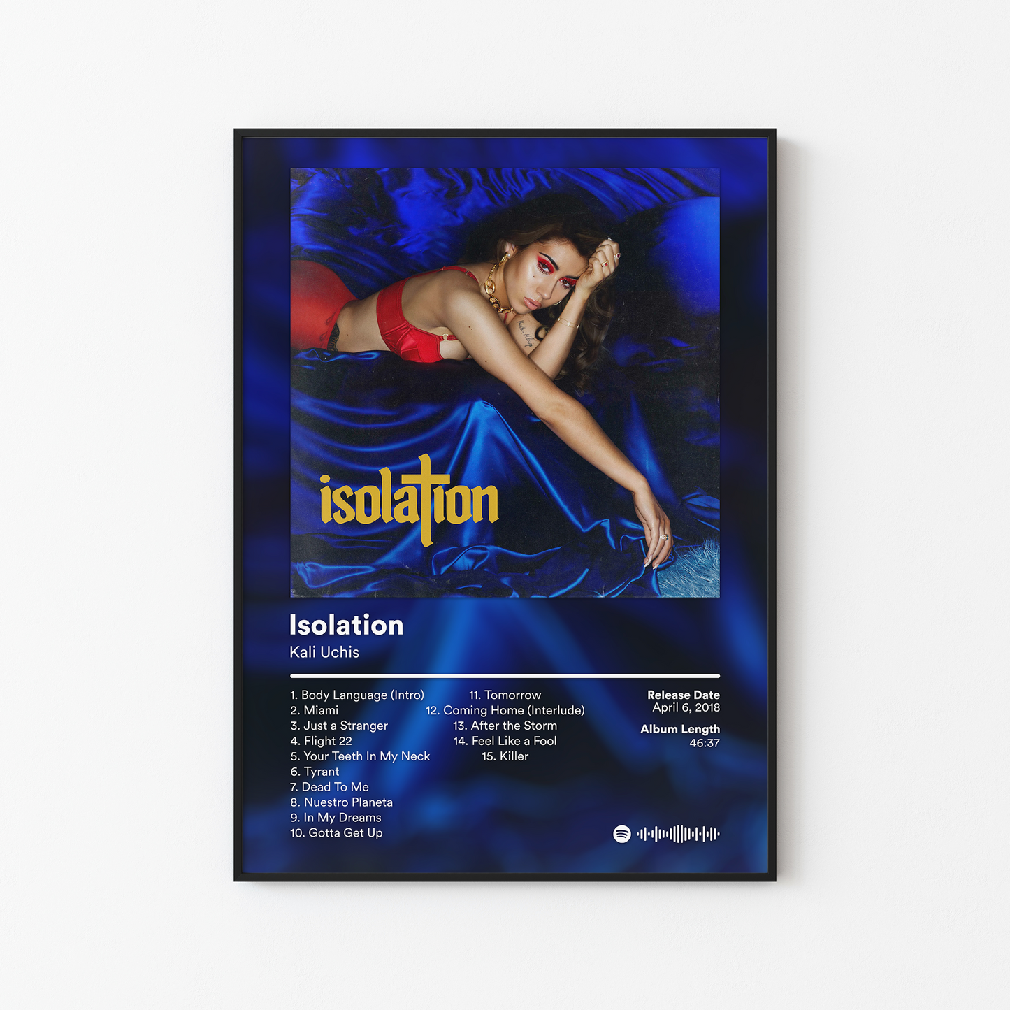 Kali Uchis Isolation Album Poster