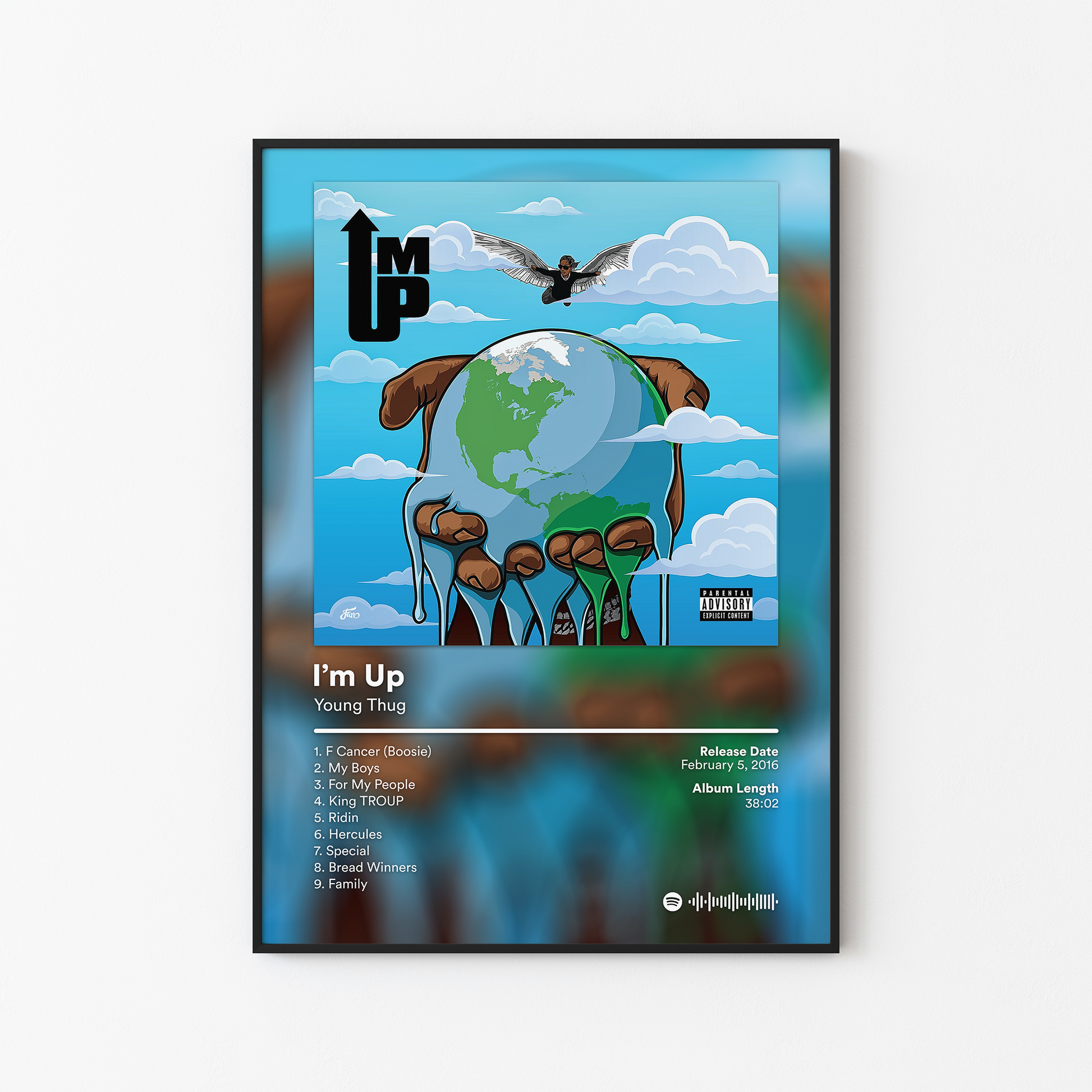 Young Thug Im Up Album Poster