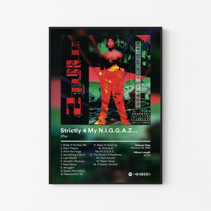 2Pac Album Posters