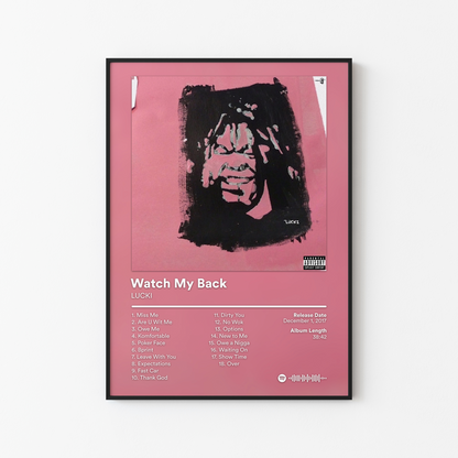 LUCKI Watch My Back Album Poster