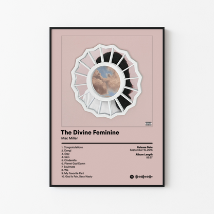 Mac Miller The Divine Feminine Album Poster