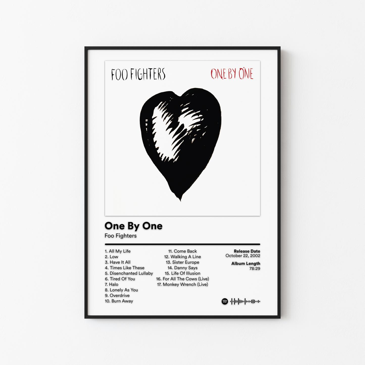 Foo Fighters Album Posters