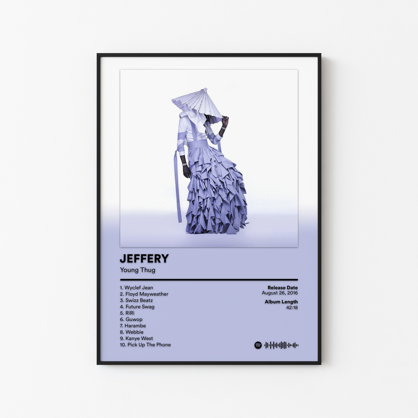 Young Thug JEFFERY Album Poster