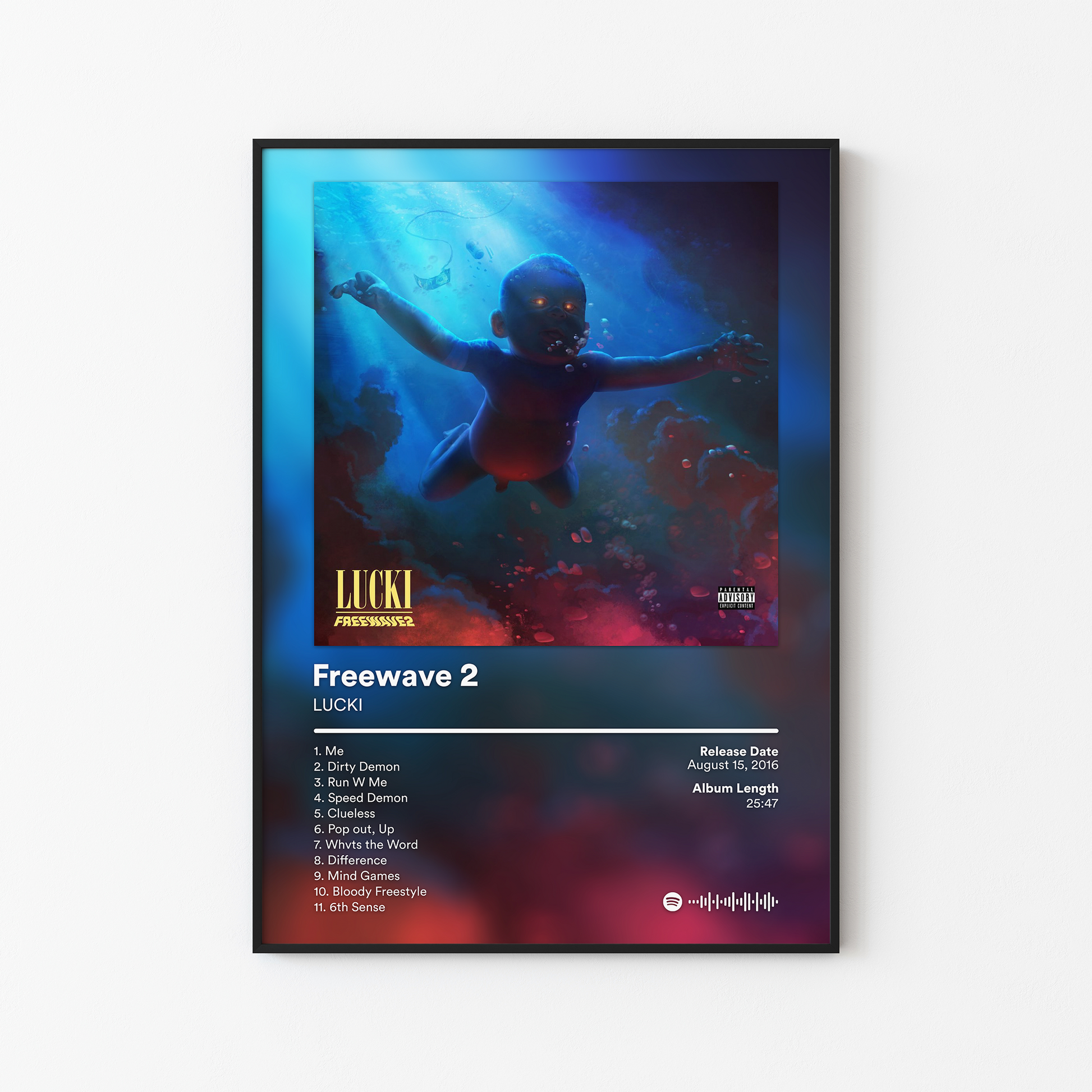 LUCKI Freewave 2 Album Poster