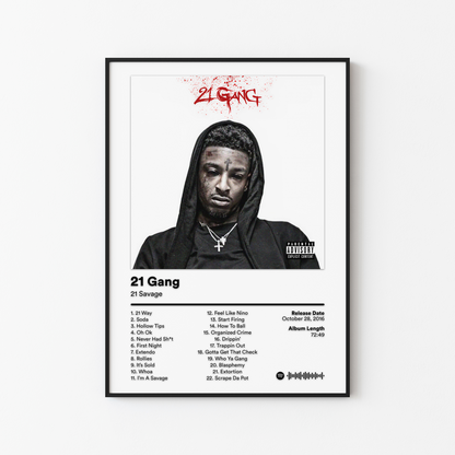 21 Savage Album Posters