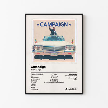 Ty Dolla Sign Campaign Album Poster