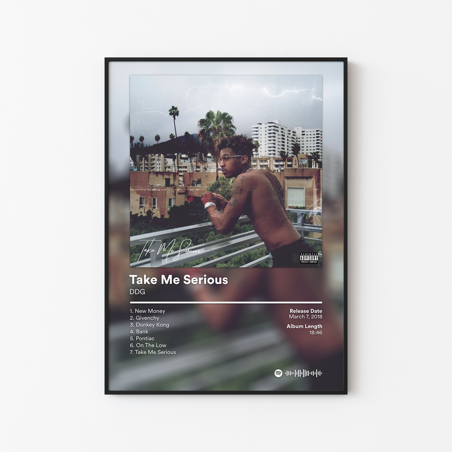 DDG Take Me Serious Album Poster