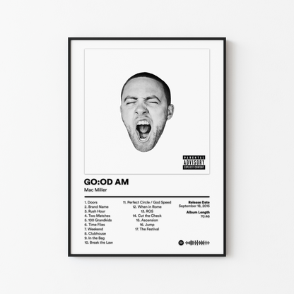 Mac Miller GOOD AM Album Poster