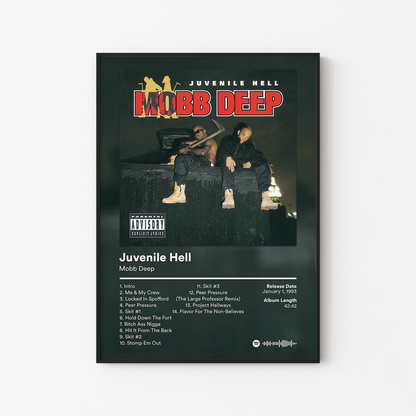 Mobb Deep Juvenile Hell Album Poster