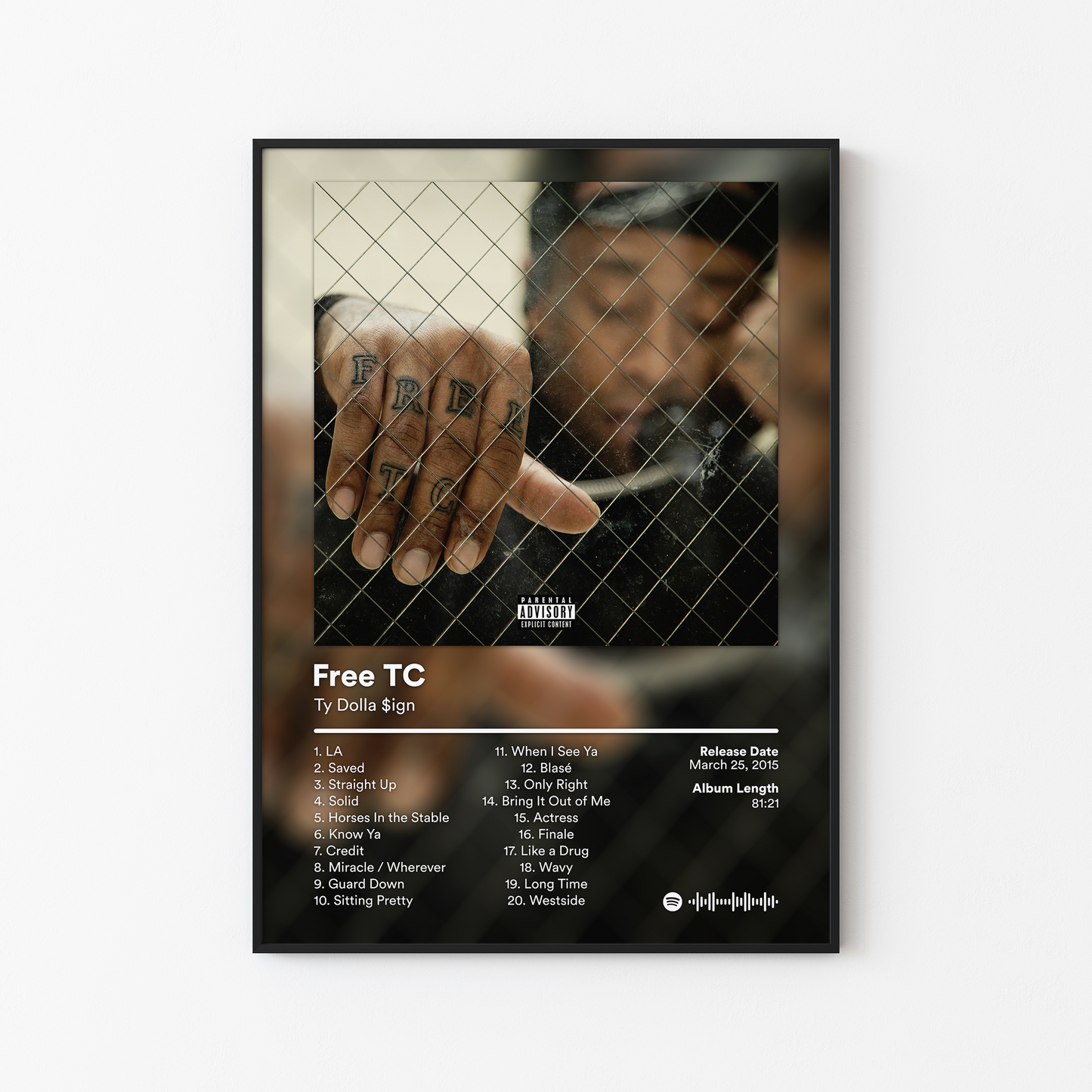 Ty Dolla Sign Free TC Album Poster