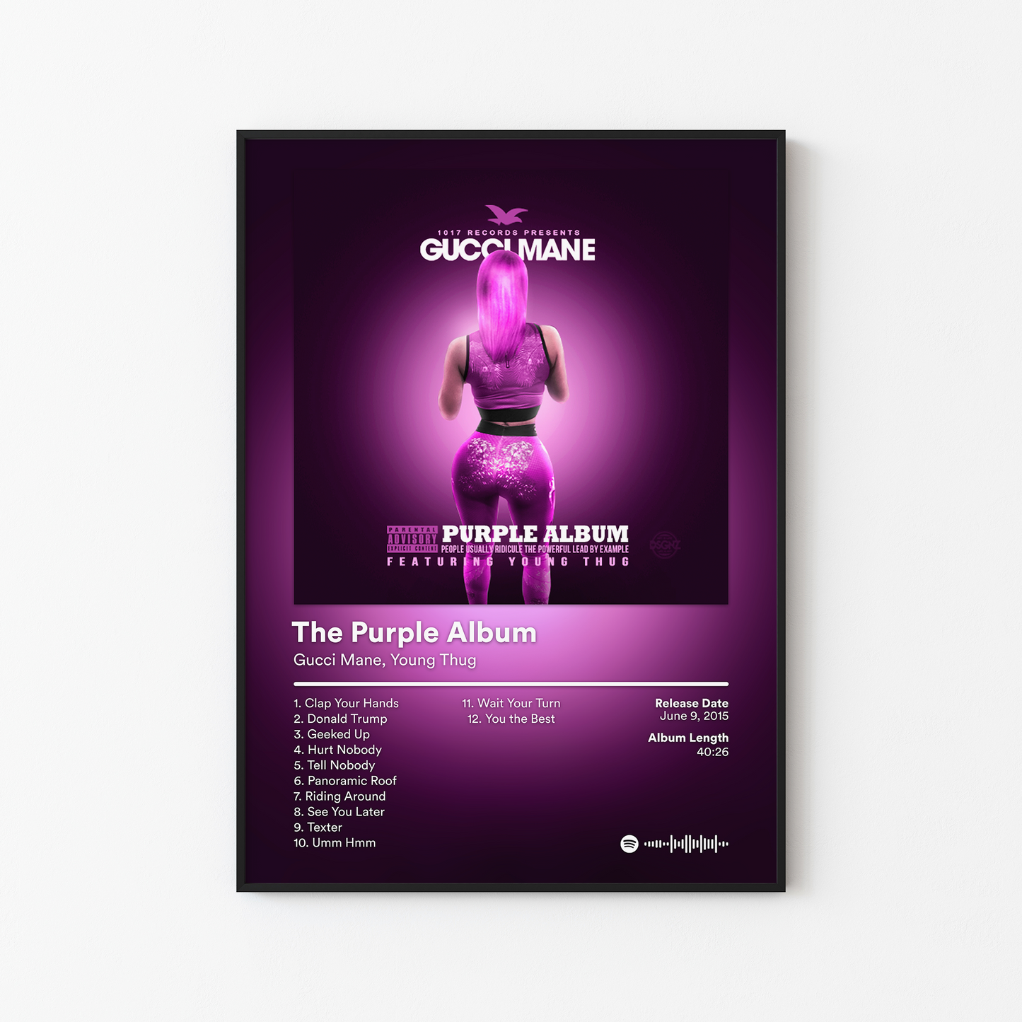 Young Thug The Purple Album Album Poster